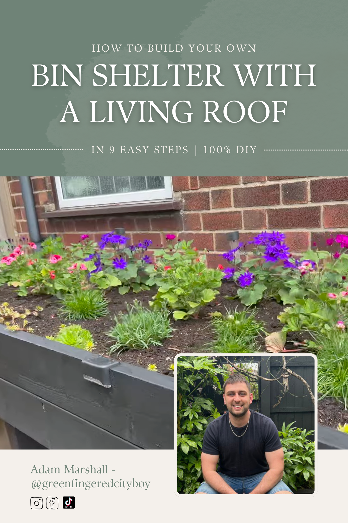 Complete Guide - How To Build Your Own Bin Shelter (With Living A Roof)