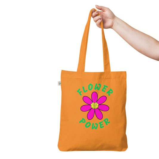Flower Power 3.0 Organic Fashion Tote Bag