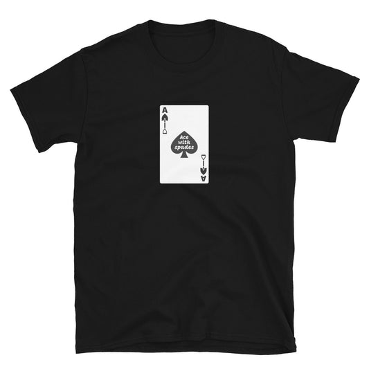 Ace With Spades Short-Sleeve Unisex T-Shirt
