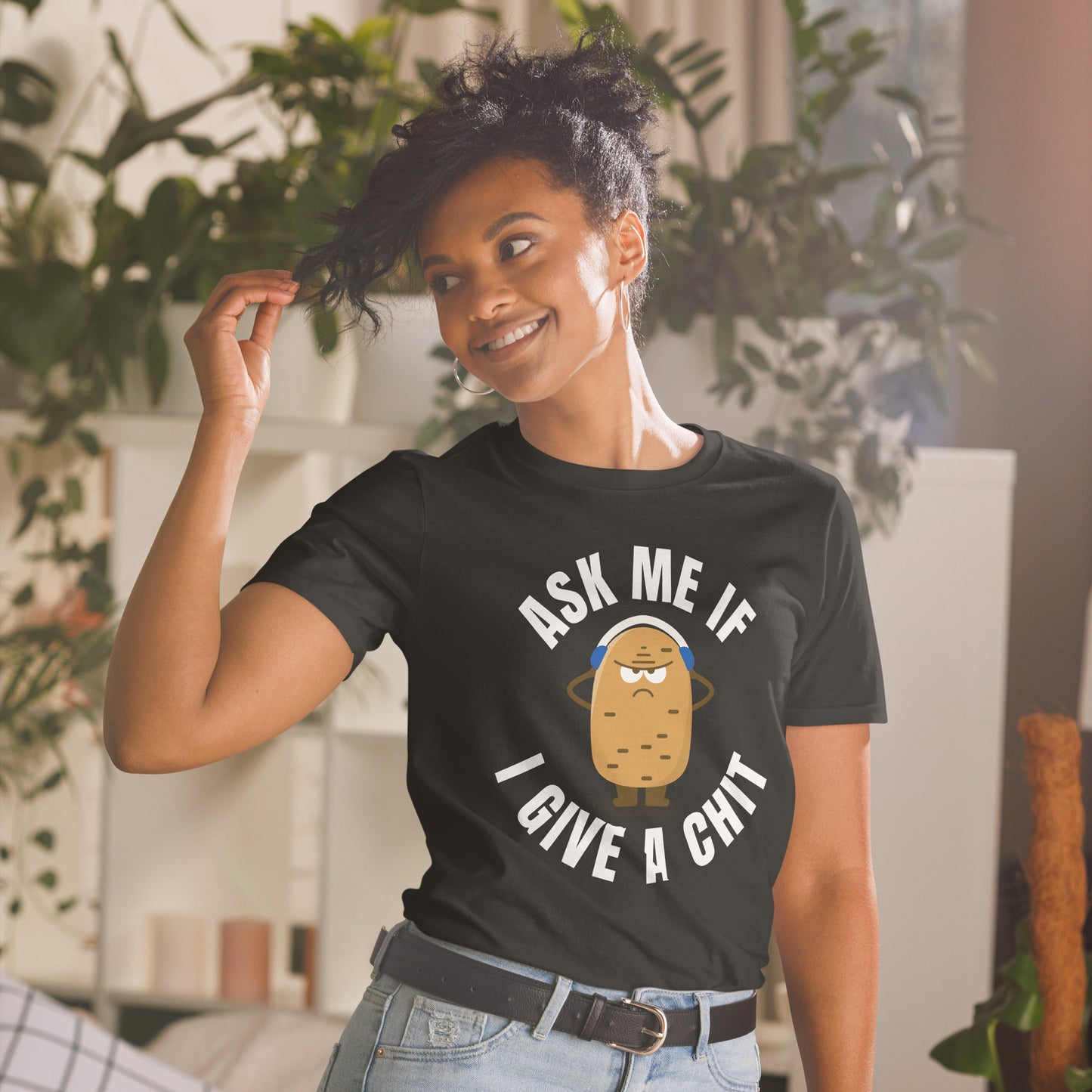 Ask Me if I Give a Chit | Short-Sleeve Unisex T-Shirt