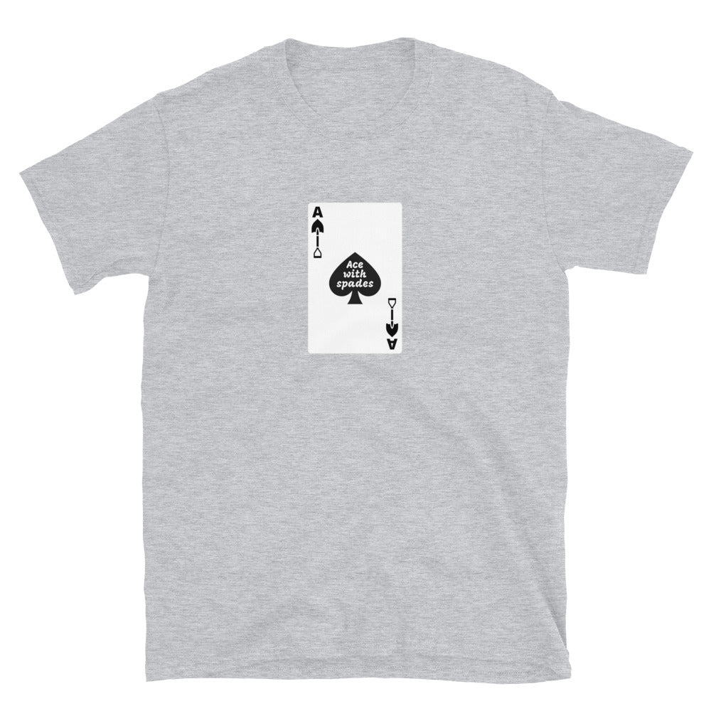 Ace With Spades Short-Sleeve Unisex T-Shirt
