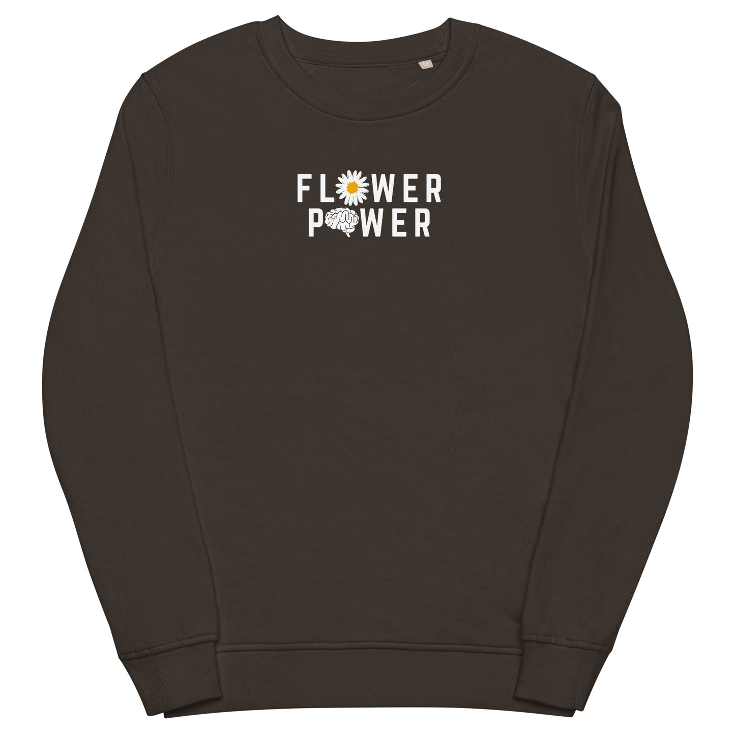 Flower Power Unisex Organic Sweatshirt