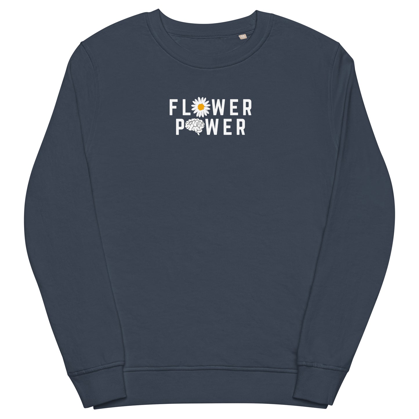 Flower Power Unisex Organic Sweatshirt
