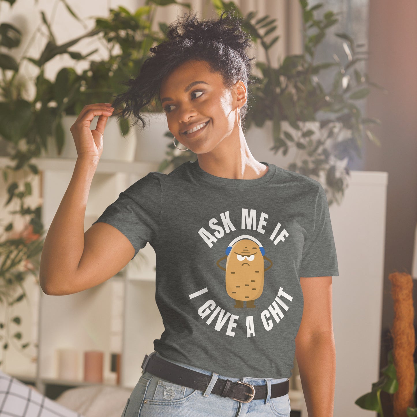 Ask Me if I Give a Chit | Short-Sleeve Unisex T-Shirt