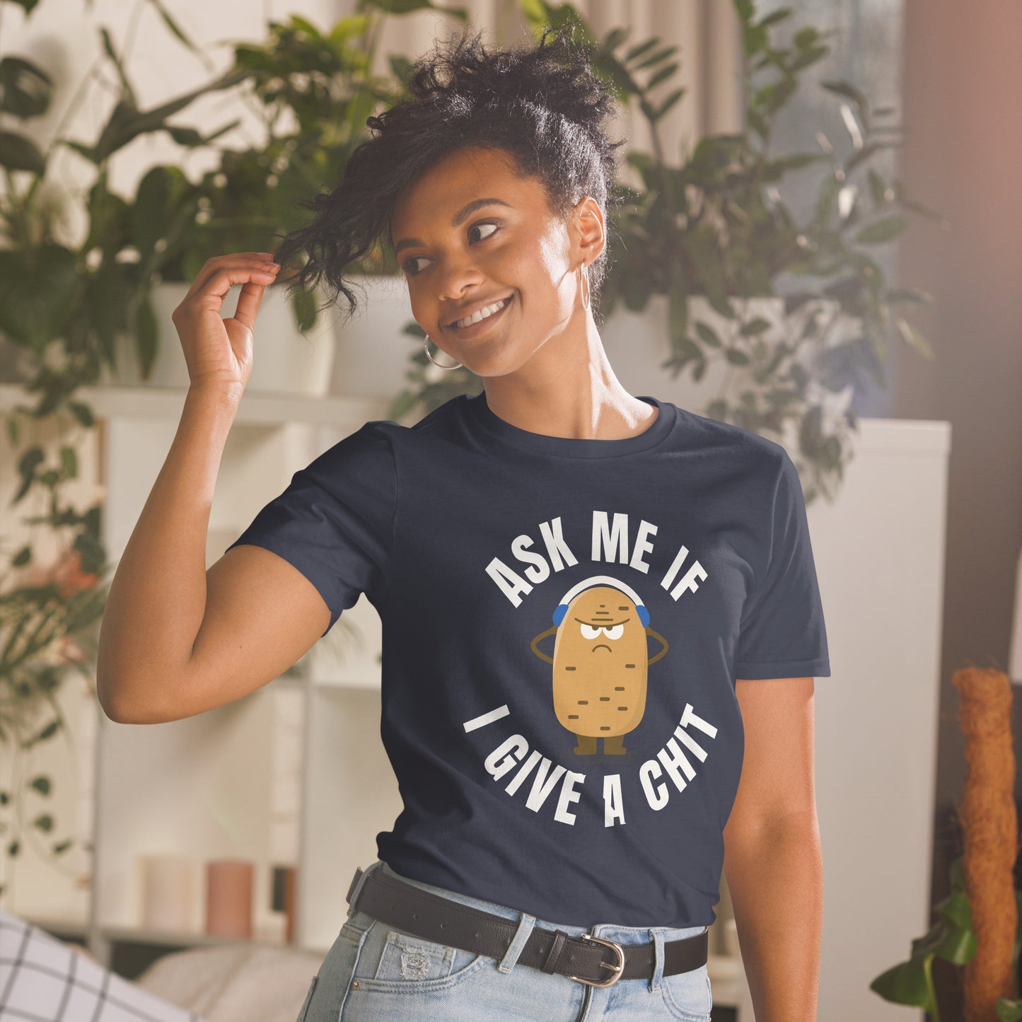 Ask Me if I Give a Chit | Short-Sleeve Unisex T-Shirt